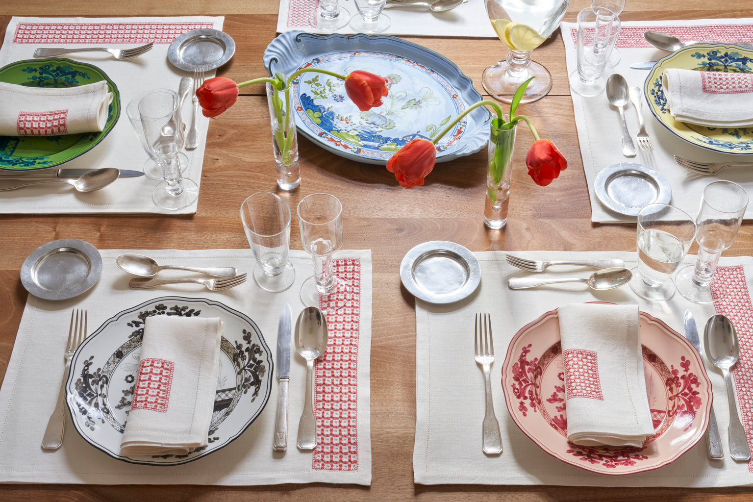 Simón Singles, Mosaic, Burgalesa (Set of 2)